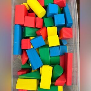 Melissa And Doug wooden block set